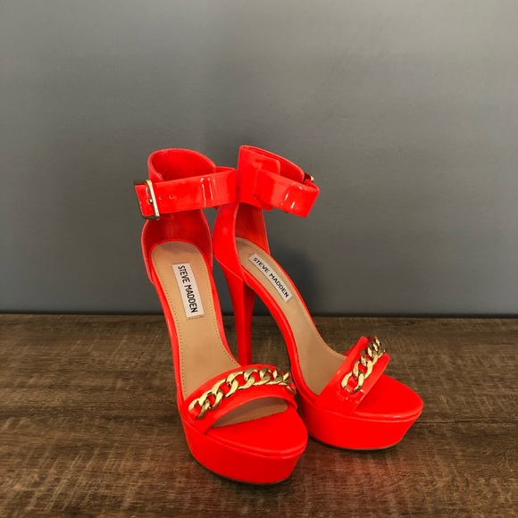 ❌SOLD❌ Steve Madden Neon Sandals - Picture 3 of 4